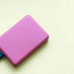 a purple and pink pencil
