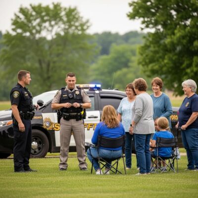 Wexford County Sheriff's Office officers engaging with community members, promoting public safety and trust